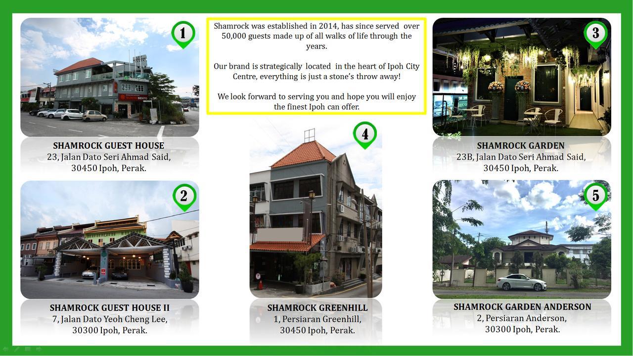 Shamrock Guest House II Ipoh Exteriér fotografie